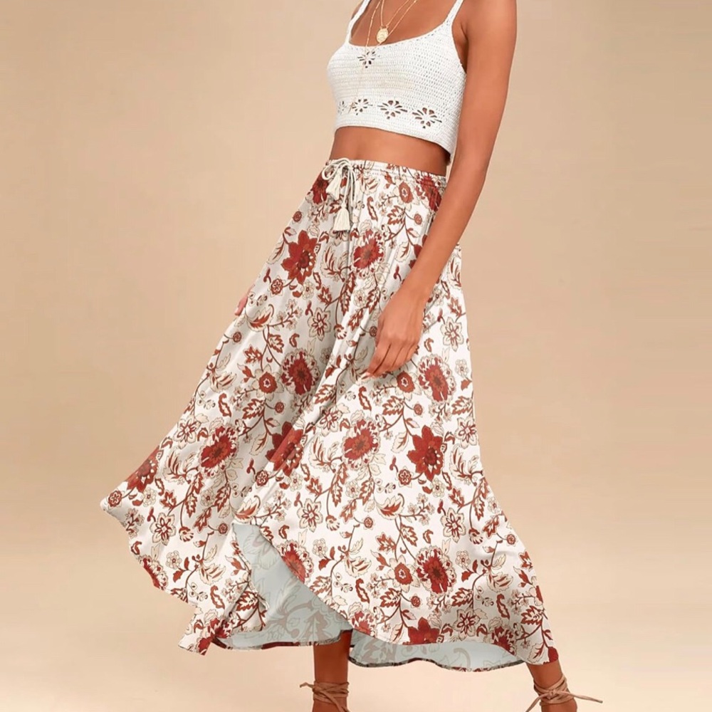 Floral Maxi Skirt  NWT